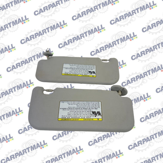 2009-2013 Toyota Corolla Left & Right Side Sunvisor Sun Visor Shade Set Pair OEM