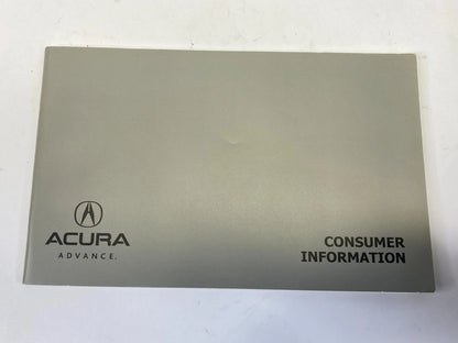 2010 10 ACURA TL OWNER'S MANUAL GUIDE WARRANTIES HANDBOOK SET W BLACK CASE OEM