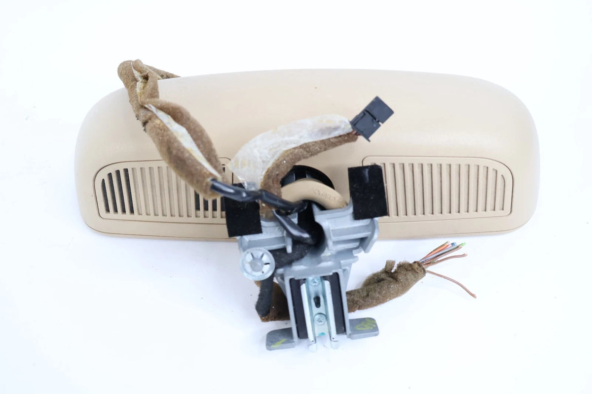 2006-2012 MERCEDES W251 R350 R500 INSIDE REAR VIEW MIRROR AUTO DIM BEIGE OEM