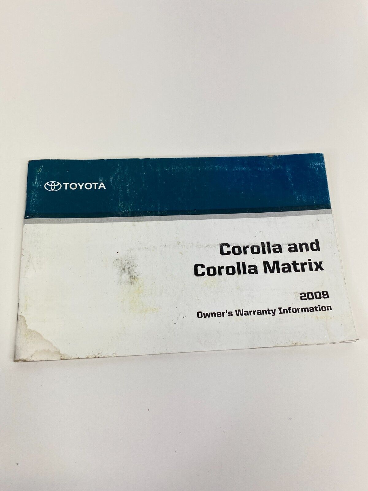 2009 Toyota Corolla Owners Manual Warranty Information Reference Guide Set OEM