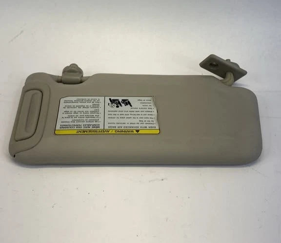 2014 2015 14 15 NISSAN VERSA NOTE LEFT DRIVER SIDE SUN VISOR SUNVISOR GRAY OEM