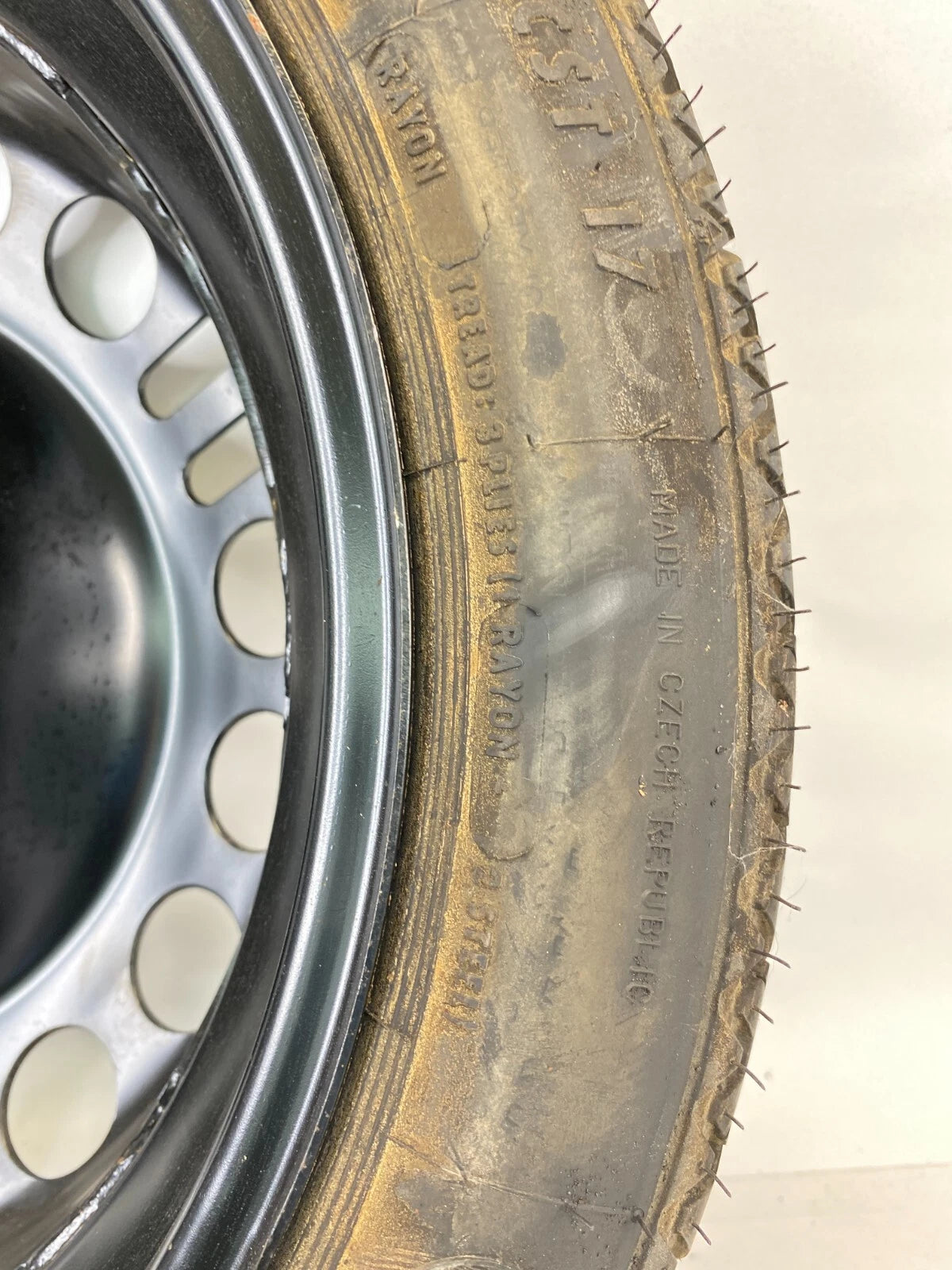 03-08 SAAB 9-5 95 EMERGENCY SPARE TIRE WHEEL RIM COMPACT DONUT T115/70R16 OEM