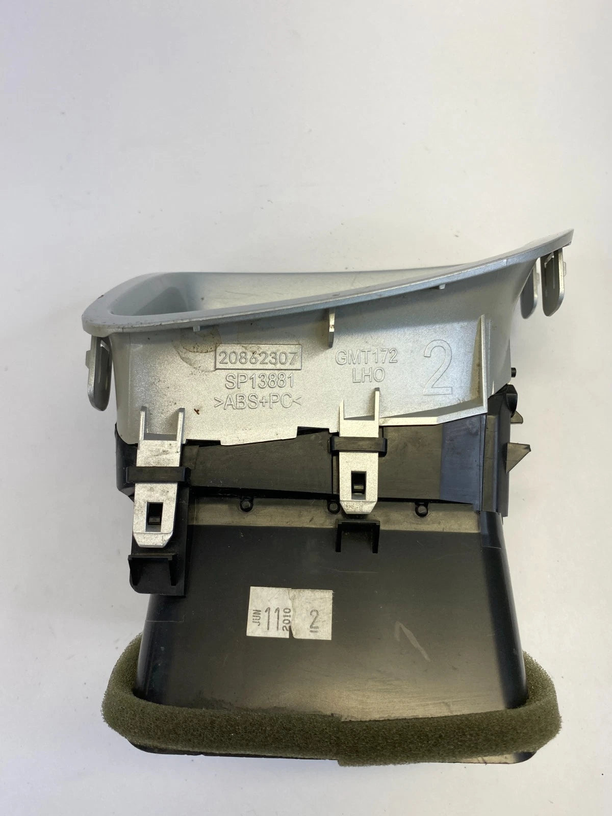 2010-2017 CHEVROLET EQUINOX LEFT SIDE DASH AIR VENT OUTLET GRAY 20862307 OEM
