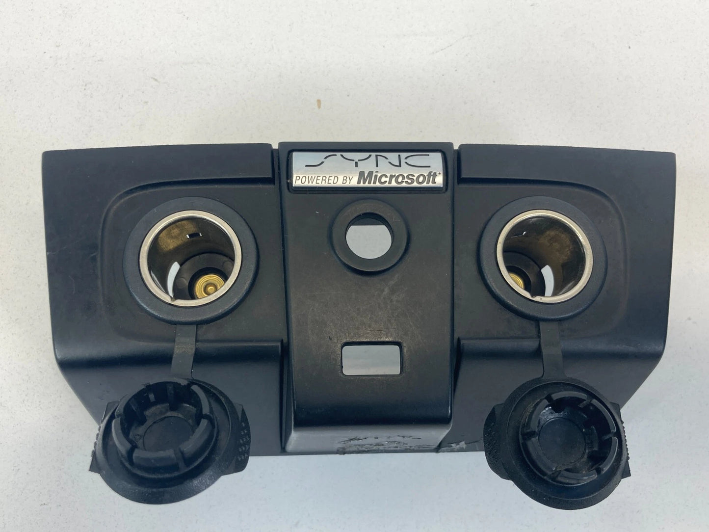 08-11 FORD FOCUS CENTER DASH DUAL POWER OUTLET 12V BEZEL TRIM 8S43-54043D56 OEM