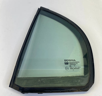 2006-2011 HONDA CIVIC QUARTER WINDOW VENT GLASS REAR LEFT OEM FACTORY 43R-000261