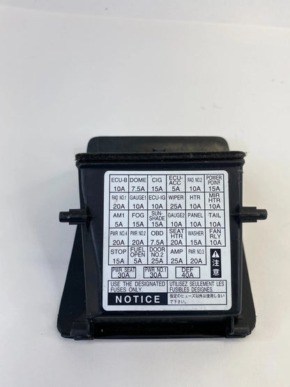 2002 2003 LEXUS ES300 04-06 LEXUS ES330 DASH COIN POCKET FUSEBOX LID STORAGE OEM