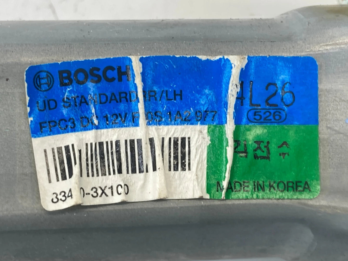 11-16 HYUNDAI ELANTRA REAR LEFT SIDE DOOR POWER WINDOW MOTOR RR LH 83450-3X100