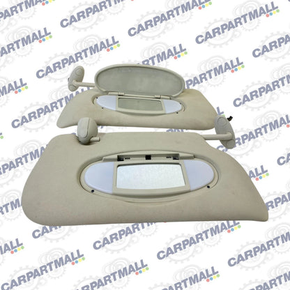 11-14 MINI COOPER FRONT LH RH & LATERAL SUN VISOR SHADE SIDE SET 3 BEIGE OEM