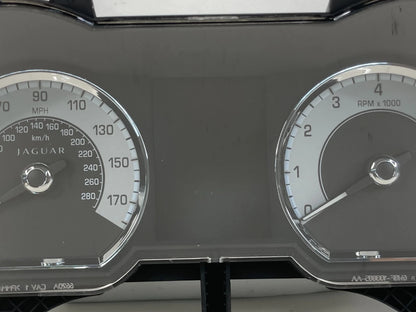 2009 JAGUAR XF INSTRUMENT CLUSTER SPEEDOMETER GAUGES 138K MILES 6W8F-10894-A OEM