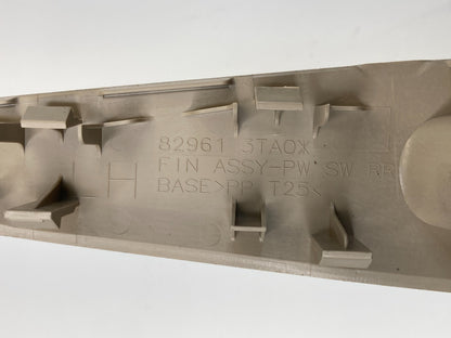 13-18 Nissan Altima Rear Left Back Door Window Switch w/ Bezel 82961-3TA0X OEM