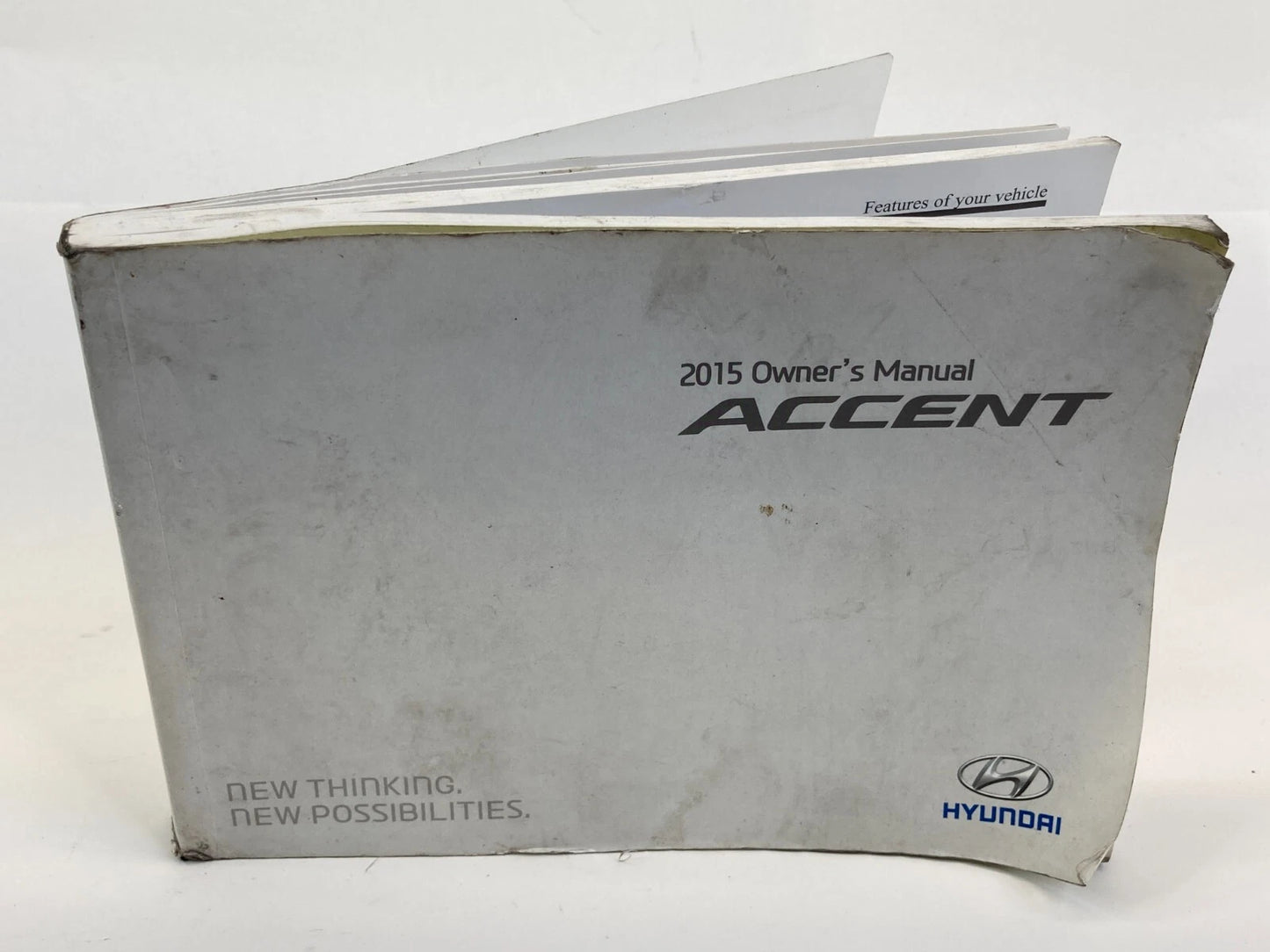 2015 15 HYUNDAI ACCENT OWNER`S USER MANUAL MAINTENANCE LOG HANDBOOK OEM