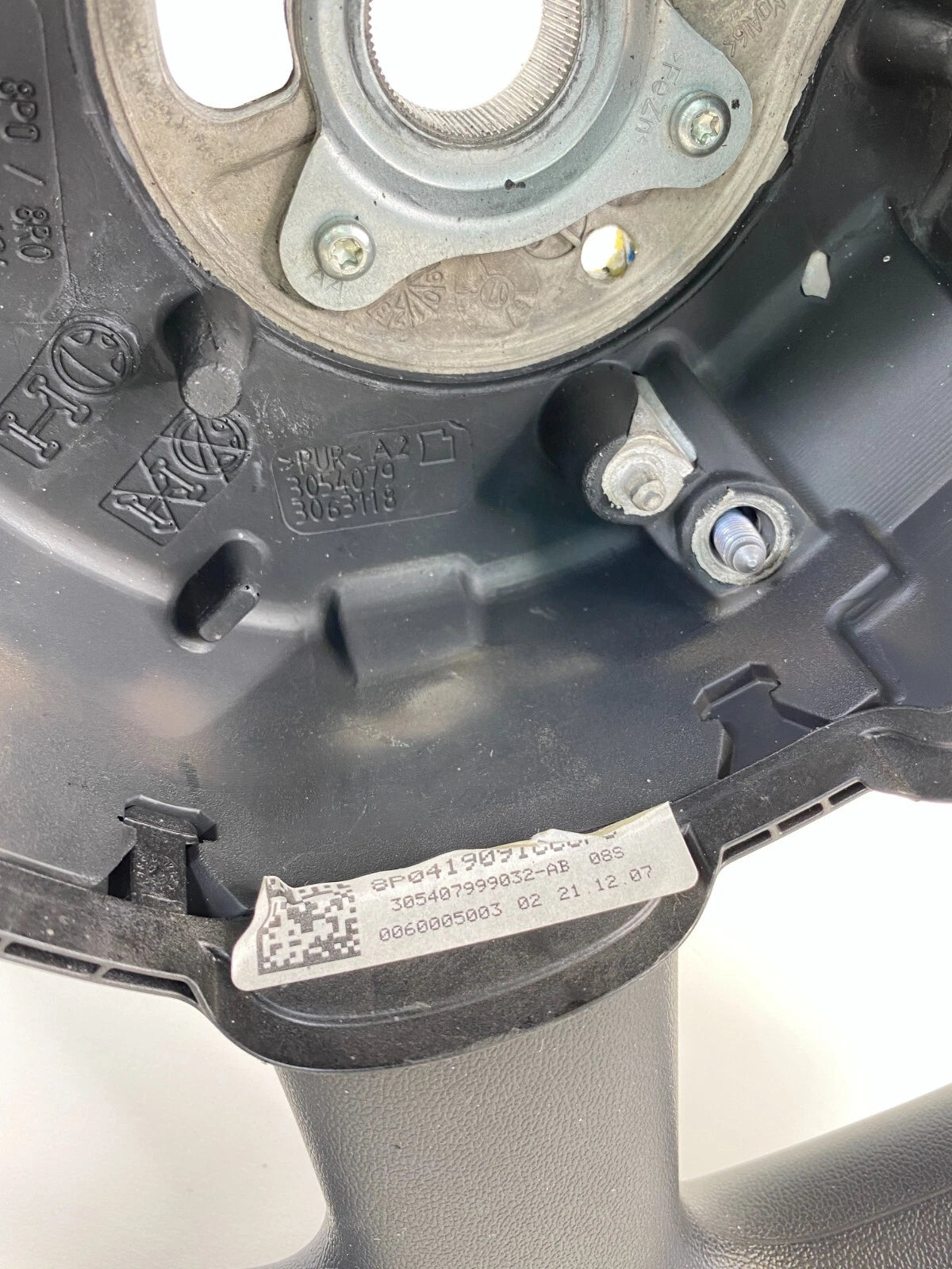 06-10 AUDI A3 BASE SPORTBACK STEERING WHEEL DRIVER SIDE 8P0-419-091-CC-6PS OEM