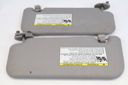 2006-2011 TOYOTA YARIS SUNVISOR SUN VISOR SET LEFT & RIGHT LH RH GRAY OEM