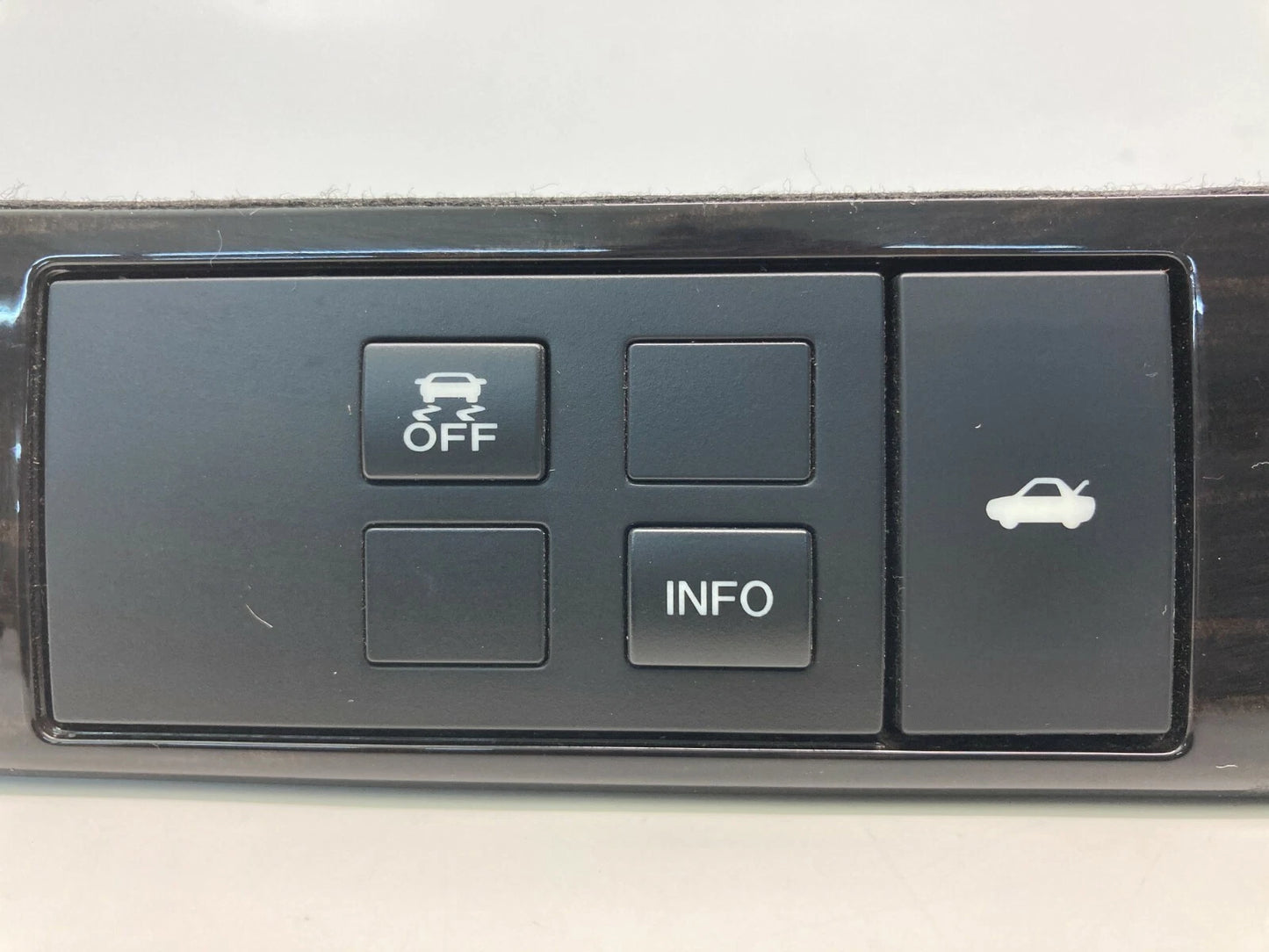 11-13 MAZDA 6 INFO TRUNK RELEASE OPENER SWITCH BUTTON TRIM BEZEL GEJ266170 OEM