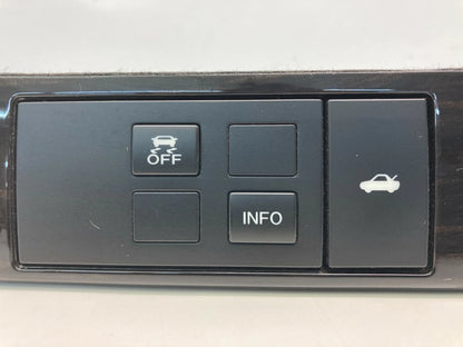 11-13 MAZDA 6 INFO TRUNK RELEASE OPENER SWITCH BUTTON TRIM BEZEL GEJ266170 OEM