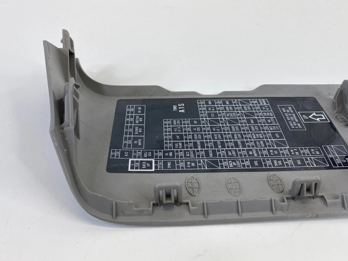 10-14 HONDA INSIGHT LOWER DASH LEFT SIDE FUSE BOX COVER LID TRIM PANEL 77311-TM8