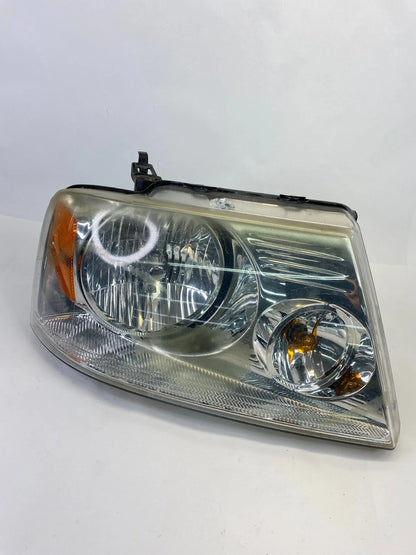 04-08 FORD F-150 FRONT RIGHT HEADLIGHT LIGHT HEADLAMP HALOGEN 4L3X-13005-A OEM