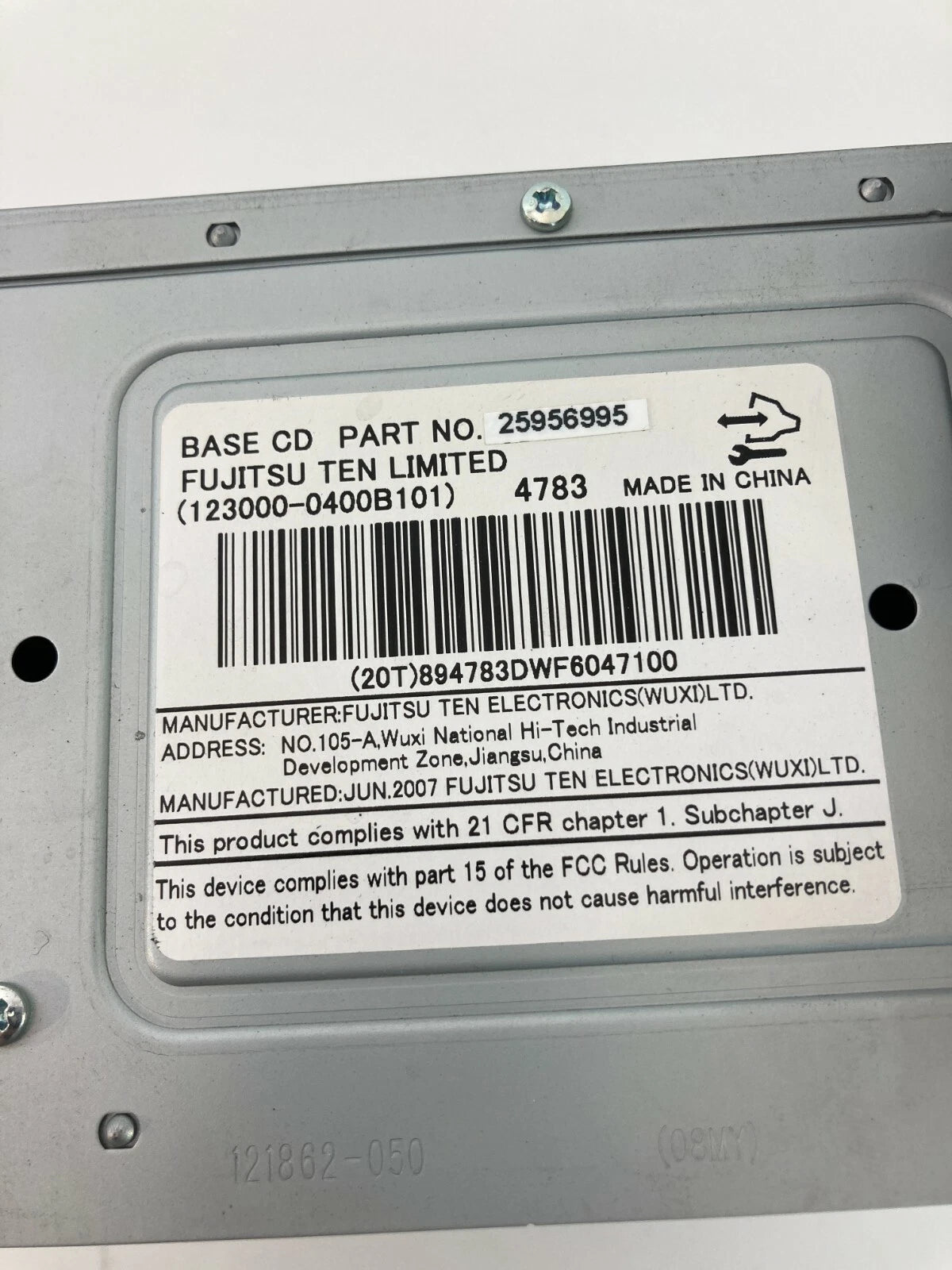 2008 CHEVROLET EQUINOX STEREO AUDIO RADIO CD RECEIVER AUX 25956995 OEM
