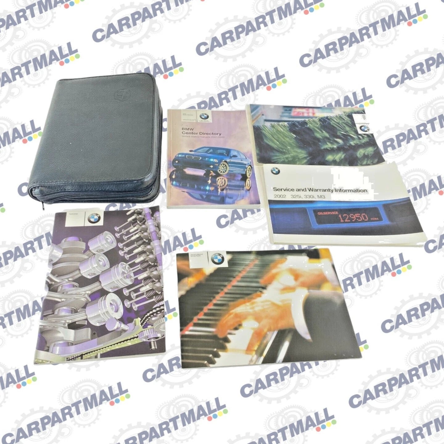 2002 BMW 330XI 330I OWNERS MANUAL WARRANTY ASSISTANCE INFORMATION GUIDE W CASE