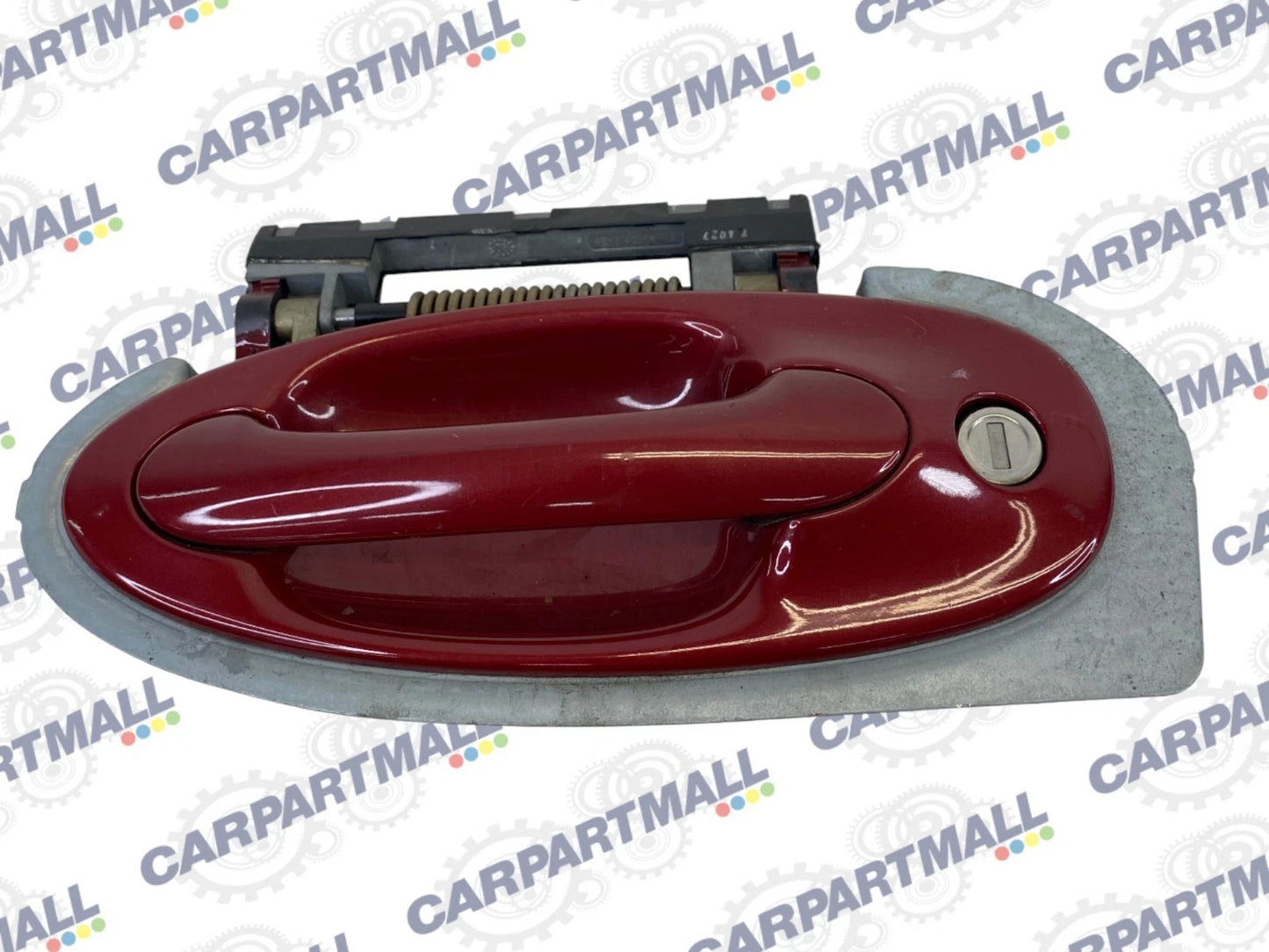 03-07 Saab 9-3 Front Left Exterior Door Handle Assy 294 Chili Red 12791304 OEM