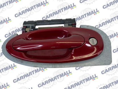 03-07 Saab 9-3 Front Left Exterior Door Handle Assy 294 Chili Red 12791304 OEM