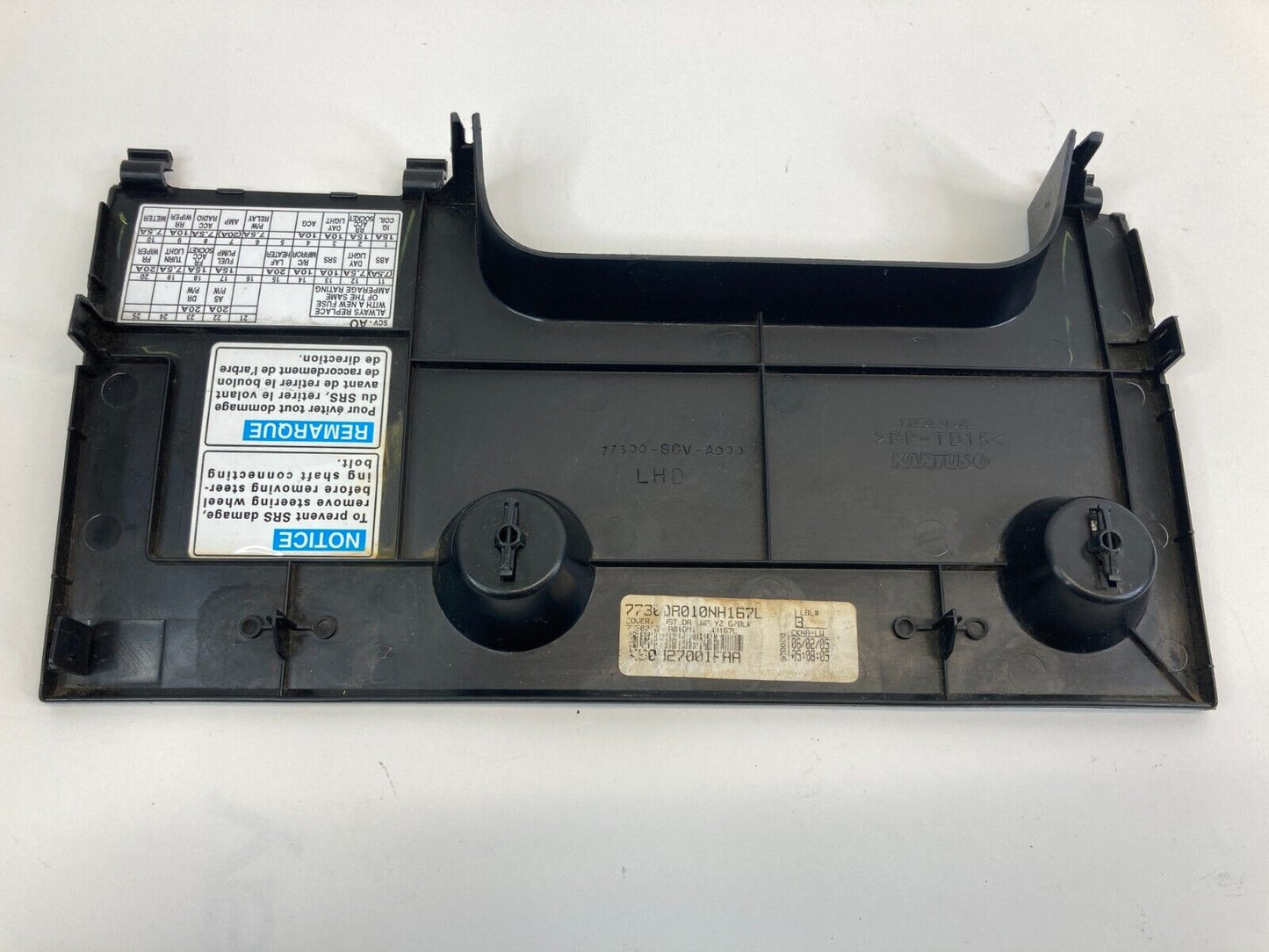 2003-2011 Honda Element Inner Dash Lower Fuse Box Door Cover Trim 77300-SCV-A000