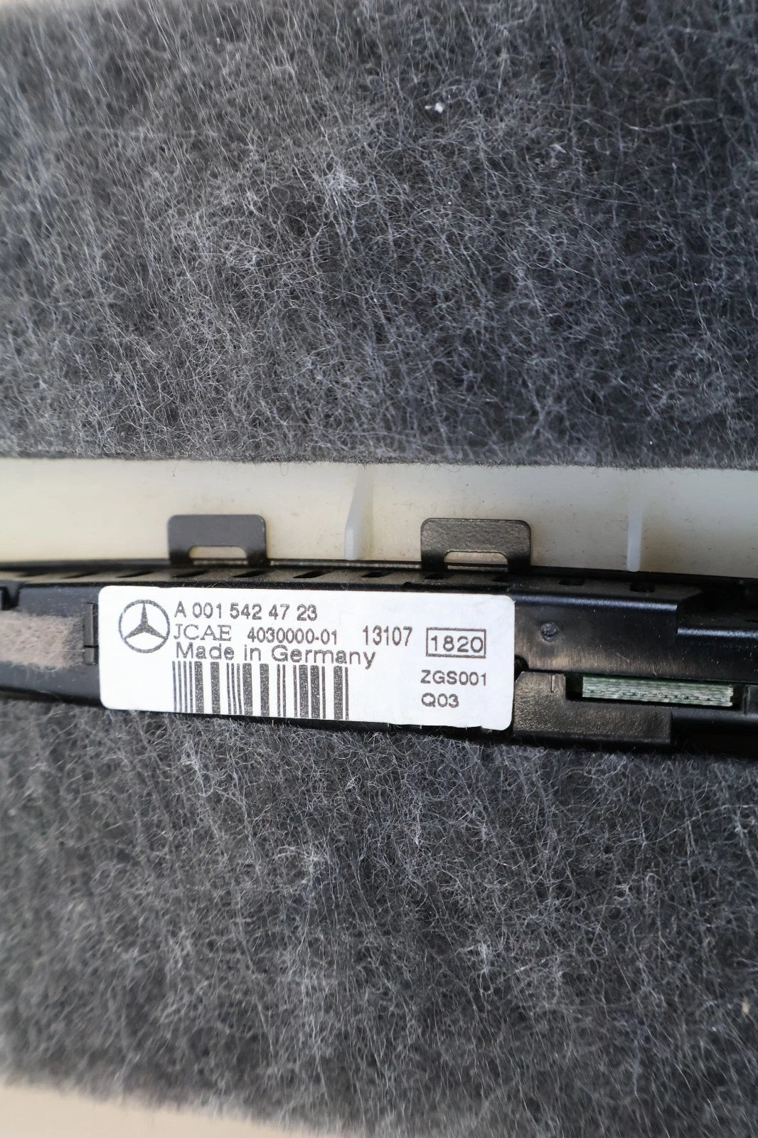 10-16 MERCEDES-BENZ E350 REAR UPPER ROOF HEADLINER TRIM PANEL COVER A2126901650