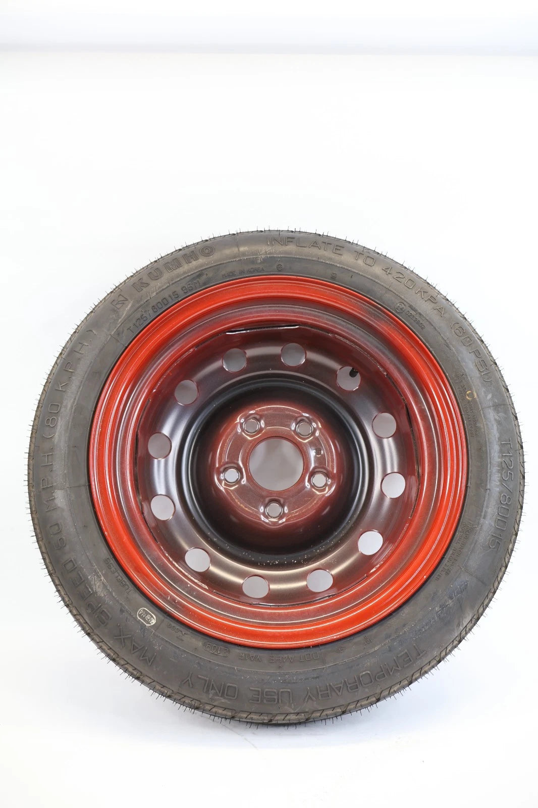 2007-2019 HYUNDAI ELANTRA EMERGENCY SPARE TIRE WHEEL COMPACT DONUT T125/80D15
