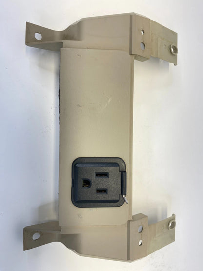 13-17 NISSAN PATHFINDER REAR CONSOLE 120V AC POWER OUTLET BEZEL TRIM OEM FACTORY