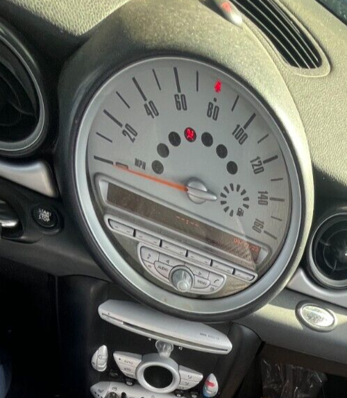 2009 2010 Mini Cooper Dash Radio & Speedometer Instrument Gauge 183K Miles