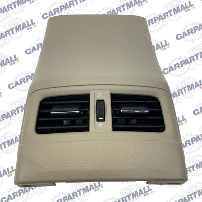 10 11 12 13 SUZUKI KIZASHI REAR CENTER CONSOLE COVER W/ AIR VENTS BEIGE OEM