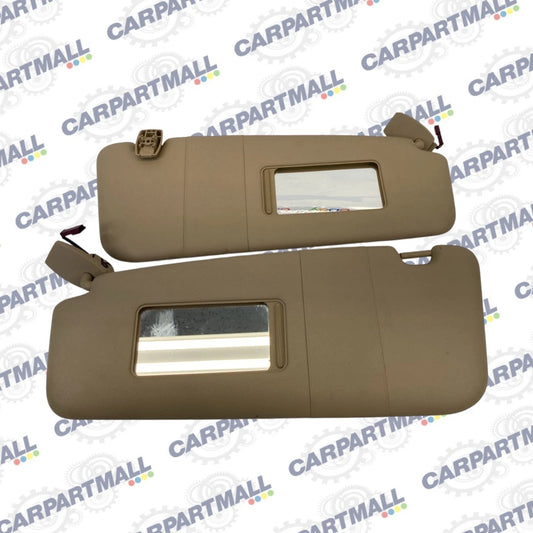 2004-2007 BMW 525I 530I FRONT LEFT RIGHT SUN VISOR SUNSHADE SHIELD PAIR SET OEM
