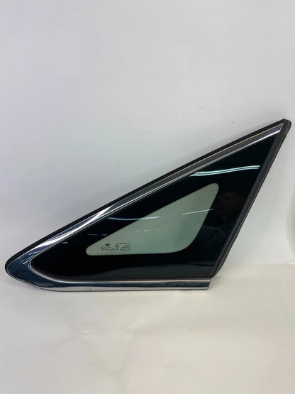 2015-2019 Hyundai Sonata Rear Right Back Quarter Window Glass E443R-000183