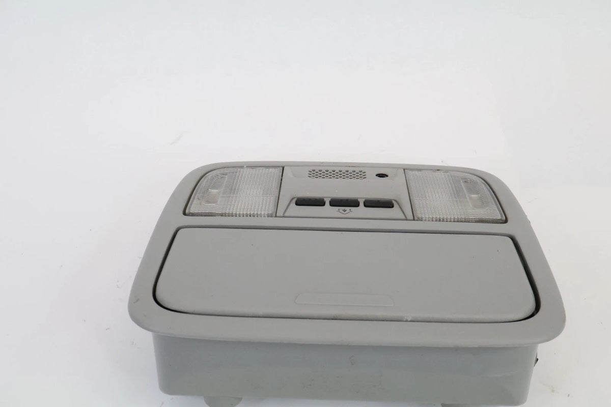 2003-2008 HONDA PILOT OVERHEAD ROOF CONSOLE GRAY MAP LIGHT HOMELINK OEM 83250SDA
