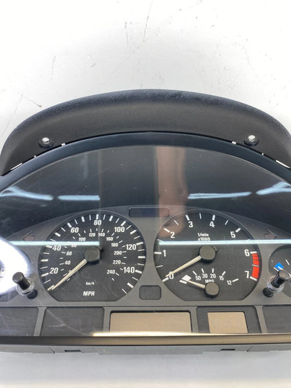 2001-2005 BMW 325I A/T INSTRUMENT CLUSTER SPEEDOMETER GAUGES UNK MILES 6-911-295