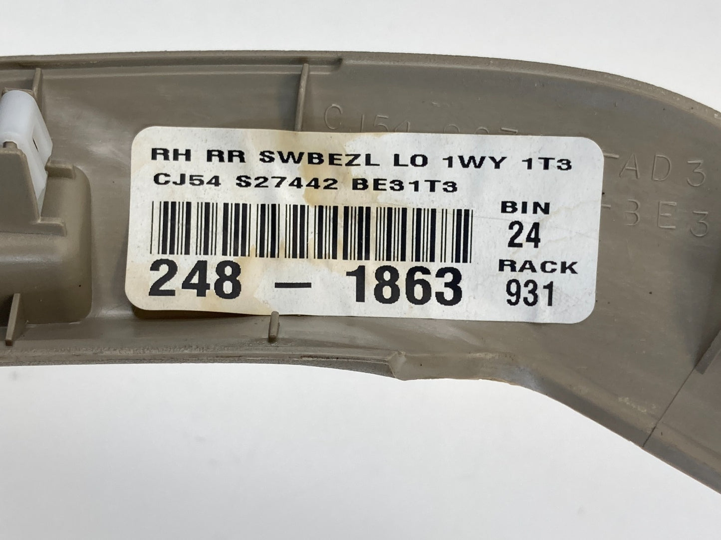 2013-2018 Ford C-Max Rear Right Side Door Window Switch W/ Bezel CJ54-S27442 OEM