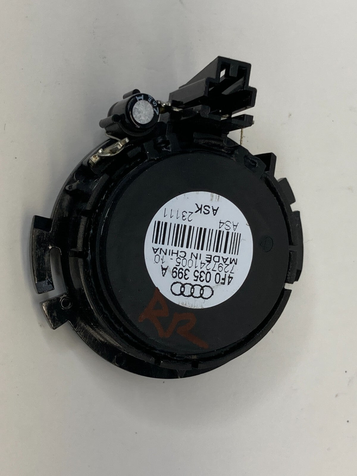 2009-2016 Audi A4 Quattro Rear Right Door Tweeter Speaker Audio 4F0035399A OEM