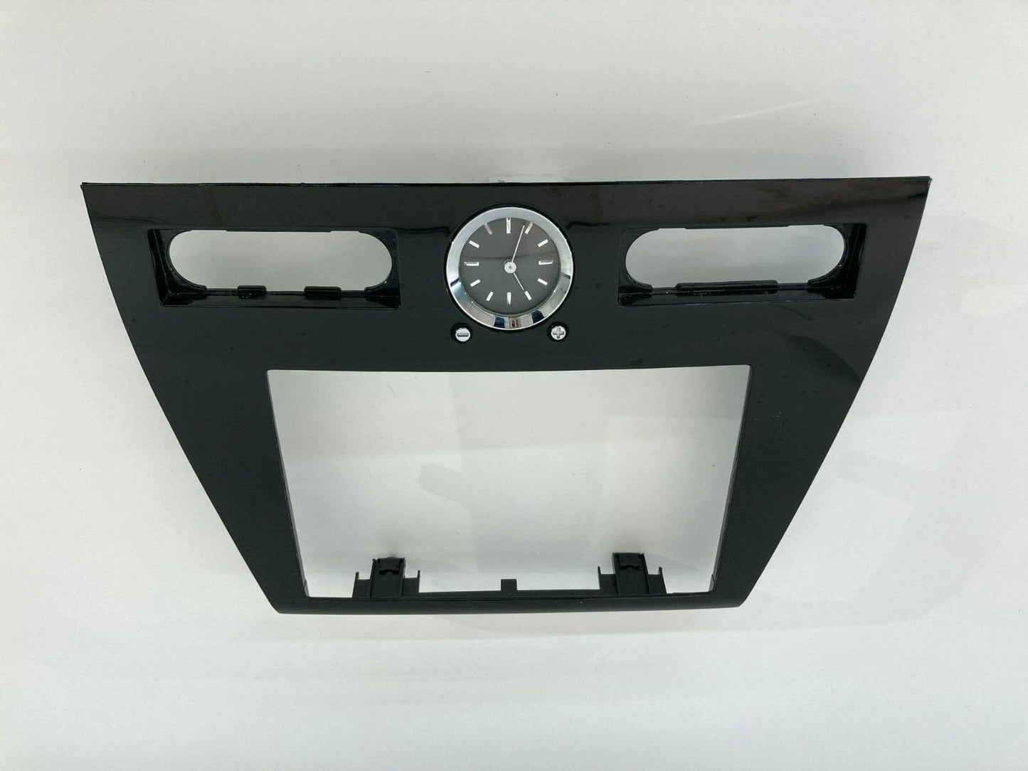 06-09 FORD FUSION CENTER DASH RADIO BEZEL TRIM WITH CLOCK OEM 6N73-5404302-AK