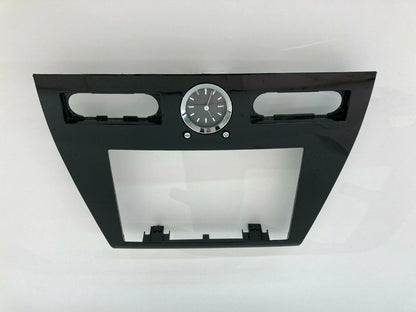 06-09 FORD FUSION CENTER DASH RADIO BEZEL TRIM WITH CLOCK OEM 6N73-5404302-AK