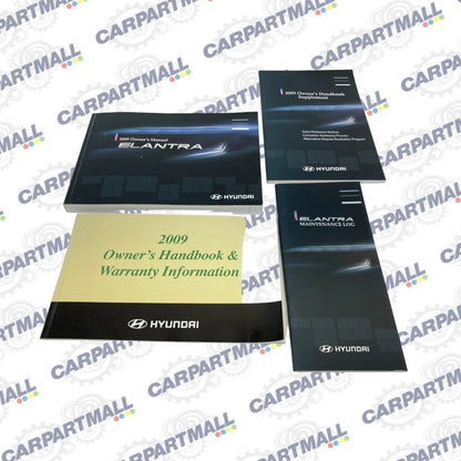2009 HYUNDAI ELANTRA SEDAN OWNER'S OWNERS MANUAL GUIDE WARRANTY INFORMATION