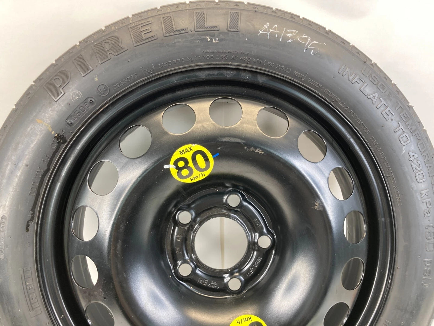 2003-2011 SAAB 9-3 EMERGENCY SPARE TIRE RIM COMPAT DONUT T125/85 R16 99M OEM