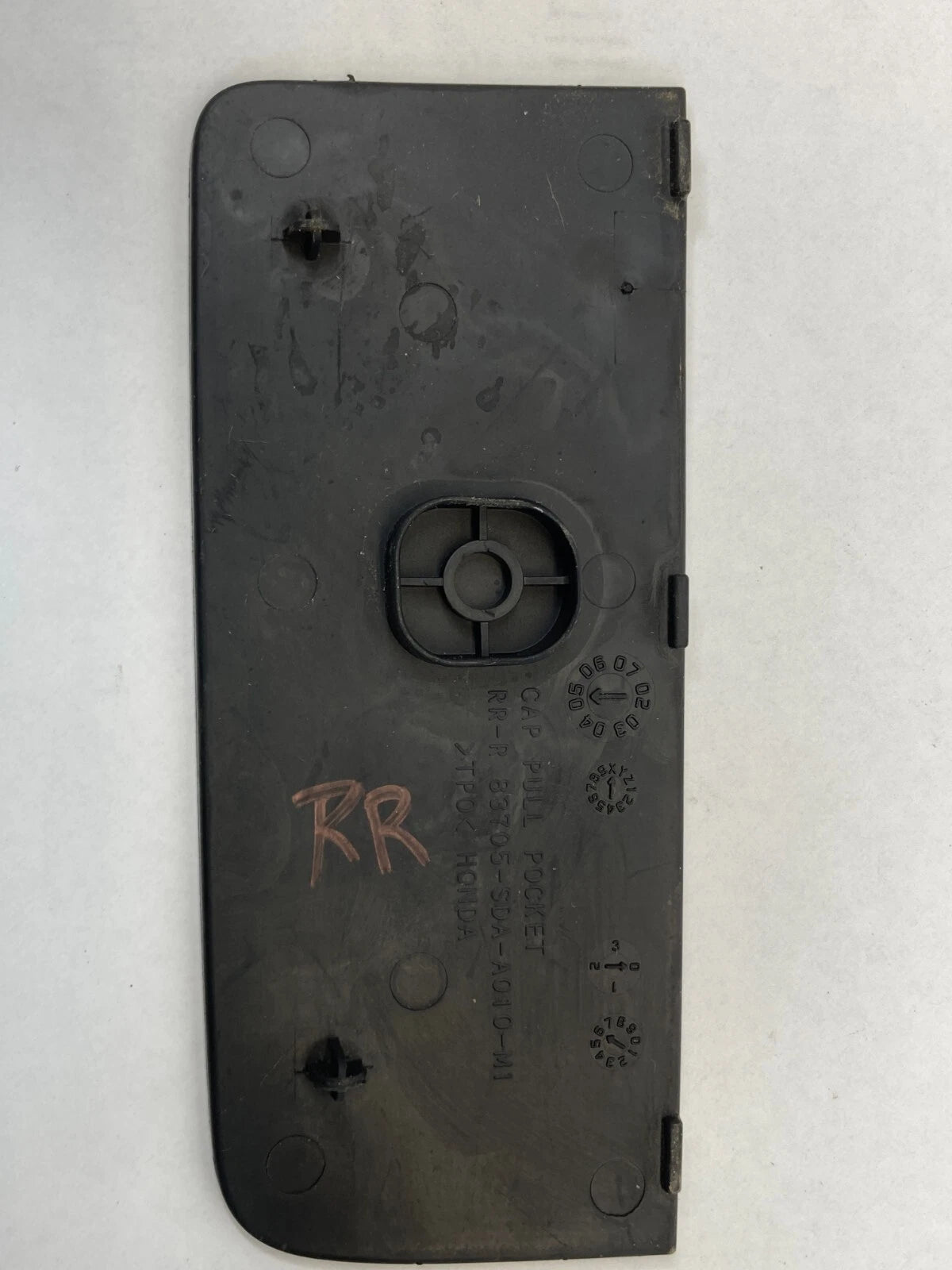 2003-2007 HONDA ACCORD REAR RIGHT DOOR POCKET MAT INSERT UNIT OEM 83705SDAA010M1