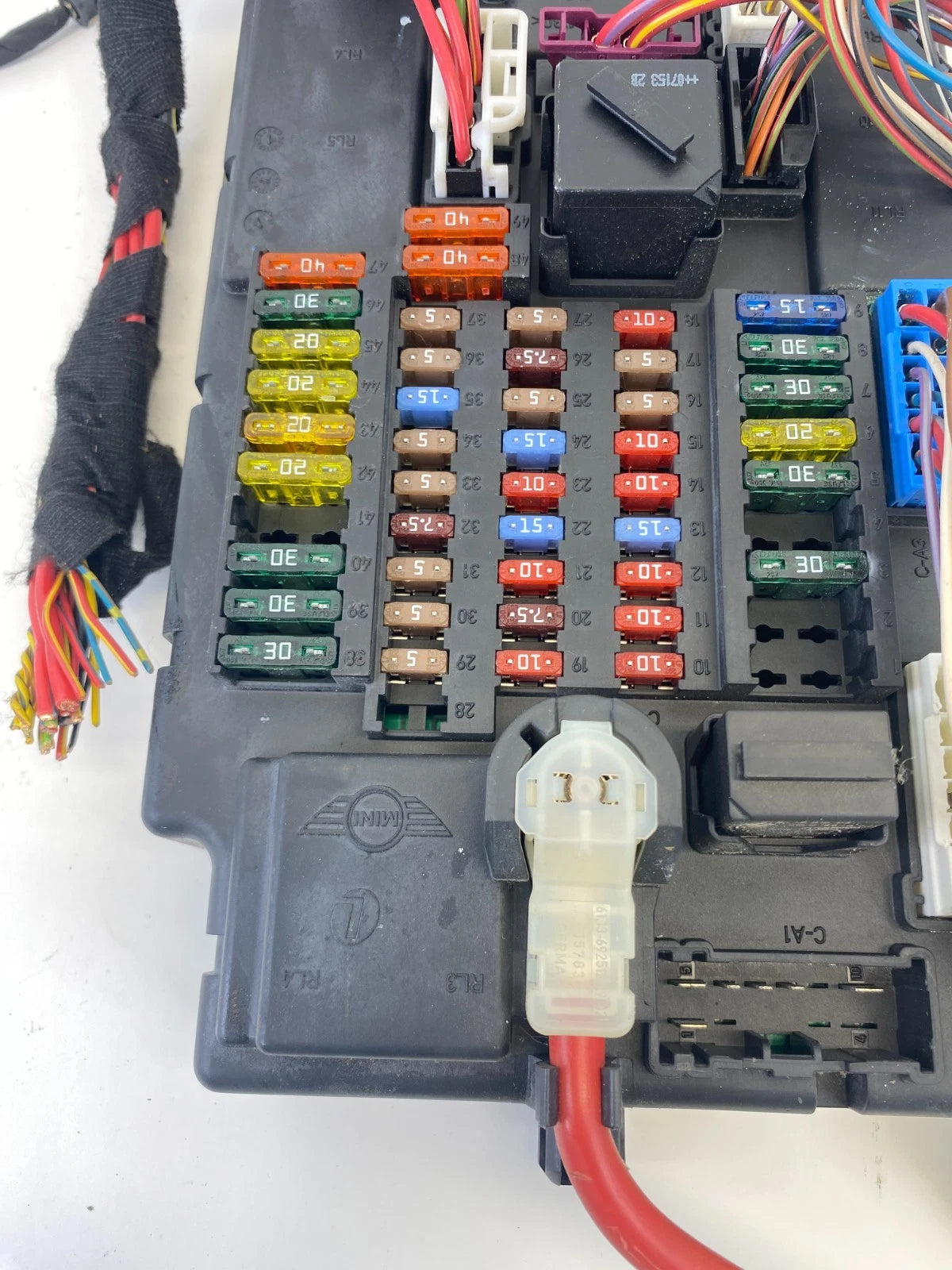 07-13 MINI COOPER BODY CONTROL MODULE INTERIOR CABIN FUSE BOX 61-35-3-450-824