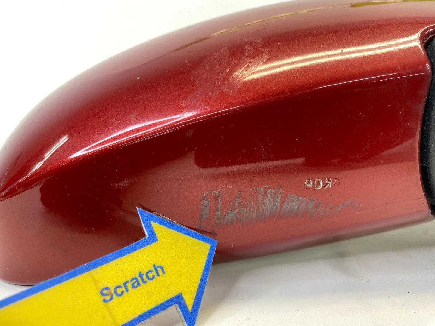 2007-2011 CHEVROLET AVEO5 RIGHT SIDE VIEW POWER DOOR MIRROR RED E4012279 OEM