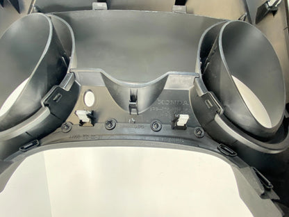 09-13 HONDA FIT UPPER DASH SPEEDOMETER CLUSTER BEZEL COVER TRIM 77200TF0G021 OEM