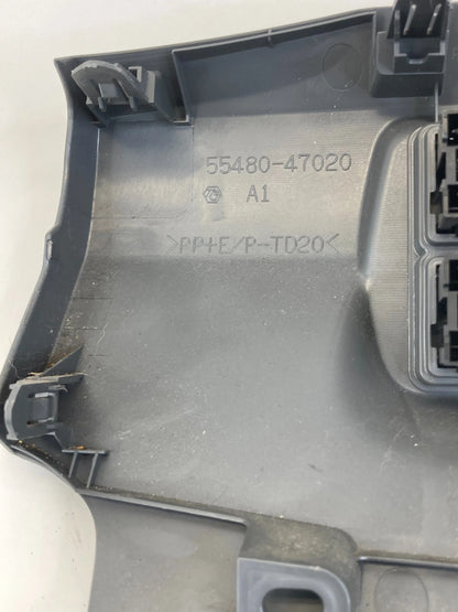 2010 2011 TOYOTA PRIUS DASH LEFT DRIVER LOWER PANEL COVER W SWITCHES 55480-47020