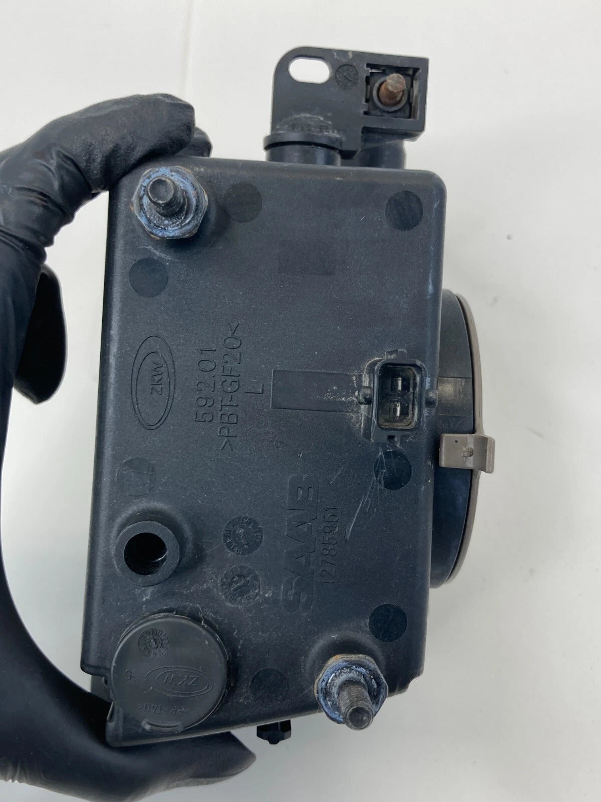 2003-2007 SAAB 9-3 FRONT LEFT DRIVER LOWER BUMPER FOG LIGHTING LAMP OEM 12785951