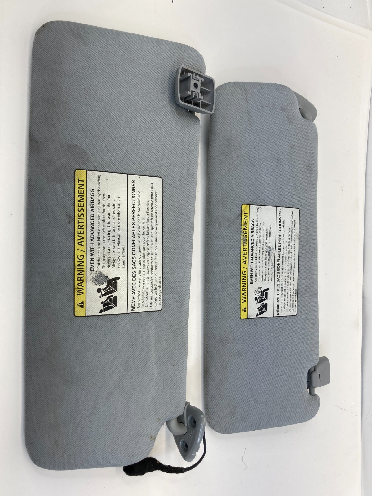 2009-2015 Jaguar XF Sunroof Left & Right Sunvisor Sun Visor Set Pair OEM