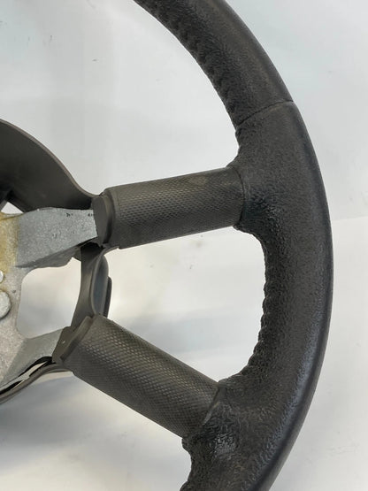 2001 2002 CHRYSLER PT CRUISER BLACK LEATHER STEERING WHEEL WITHOUT CONTROLS OEM