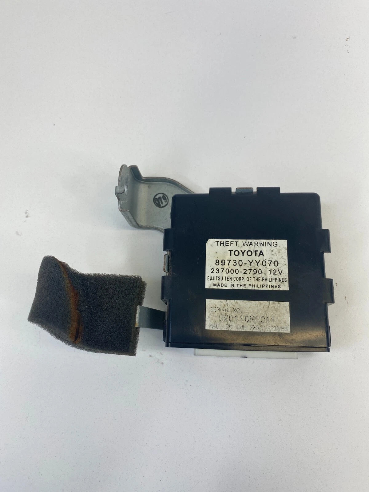 2003-2008 TOYOTA MATRIX THEFT WARNING CONTROL MODULE UNIT ASSEMBLY 89730-YY070